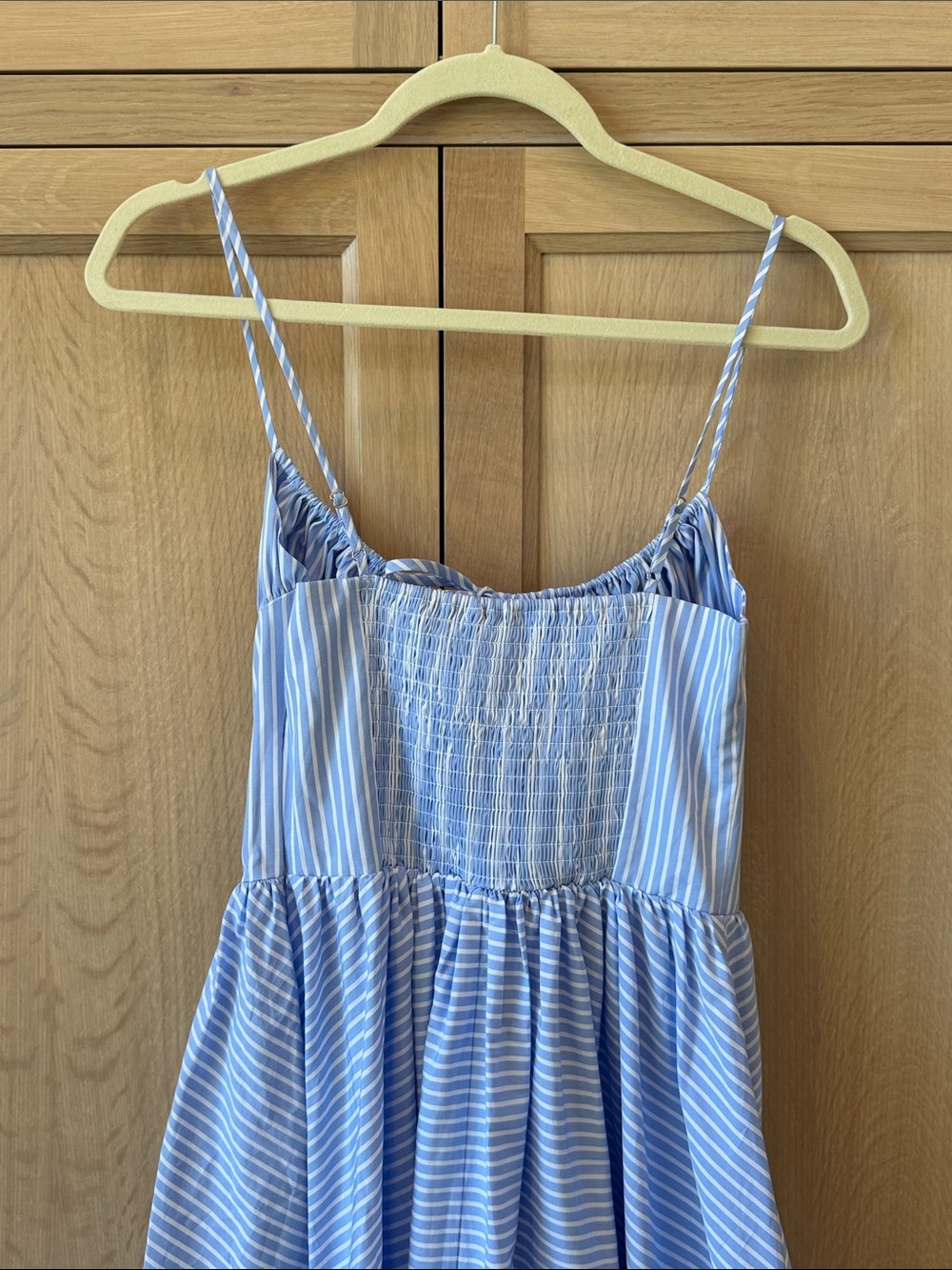 ALTUZARRA | Stripped Blue Linen Dress | Size: Small - Picture 3 of 7
